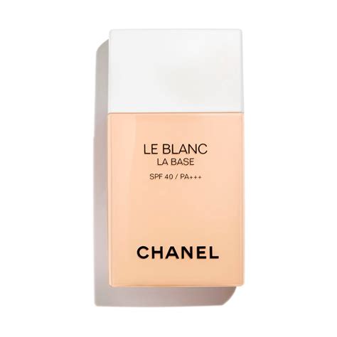 chanel makeup base le blanc|Chanel le blanc makeup.